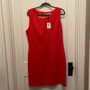 Calvin KLEIN red dress.